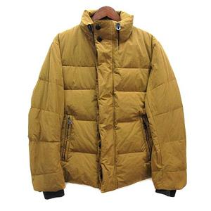 ピエールカルダン Pierre Cardin スタンドカラー ダウンジャケット 袖リブ マスタード M メンズ