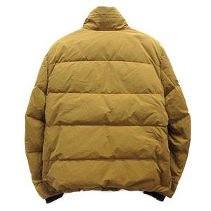 ピエールカルダン Pierre Cardin スタンドカラー ダウンジャケット 袖リブ マスタード M メンズ