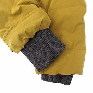 ピエールカルダン Pierre Cardin スタンドカラー ダウンジャケット 袖リブ マスタード M メンズ