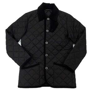 マッキントッシュ MACKINTOSH GTS WAVERLY キルティング ジャケット 中綿 黒 ブラック 36 英国製 美品 メンズ