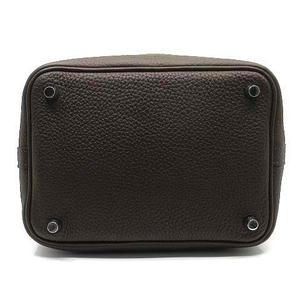 エルメス HERMES ピコタンロック 18 PM ハンドバッグ トリヨンクレマンス カフェ □P 美品 ☆AA★ レディース