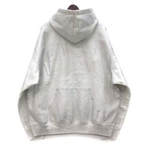 未使用品 シュプリーム SUPREME エムエムシックス メゾンマルジェラ MM6 Maison Margiela フォイル ボックスロゴ フーデッド スウェットシャツ パーカー FOIL BOX LOGO HOODED SWEATSHIRT 2024SS ホワイト 白 XL ☆AA★ メンズ