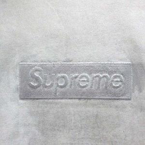 未使用品 シュプリーム SUPREME エムエムシックス メゾンマルジェラ MM6 Maison Margiela フォイル ボックスロゴ フーデッド スウェットシャツ パーカー FOIL BOX LOGO HOODED SWEATSHIRT 2024SS ホワイト 白 XL ☆AA★ メンズ