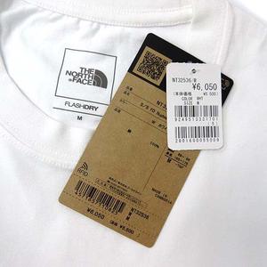 未使用品 ザノースフェイス THE NORTH FACE 2026SS フラッシュドライ ヌプシ コットン Tシャツ 半袖 NT32536 ホワイト 白 M メンズ