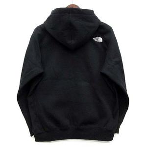 ザノースフェイス THE NORTH FACE スクエアロゴ フルジップ パーカー スウェット 裏起毛 Square Logo FullZip NT61836 ブラック 黒 S メンズ
