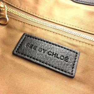 SEE BY CHLOE CHERRY ブラック　ゴールド　タッセル　レザー SEE BY CHLOE CHERRY Black LEATHER Shoulder BAG Gold Hardware