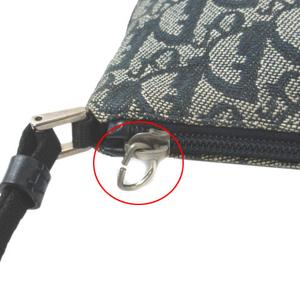 美品✨️Christian Dior アクセサリーポーチ ジャガード トロッター Christian Dior】クリスチャンディオール『トロッター柄 アクセサリー