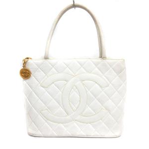 シャネル CHANEL 復刻 マトラッセ トート ショルダーバッグ キャビア  