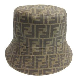 フェンディ FENDI ファブリック ハット ズッカ柄 バケットハット