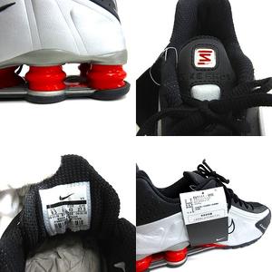 未使用品 ナイキ NIKE SHOX ショックス R4 BLACK METALLIC SILVER 
