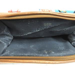 グッチ GUCCI シモ ポーチ ロゴ マルチカラー 230509E ☆AA 