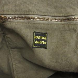 キャピタル kapital duffle トートバッグ ショルダー 筒型