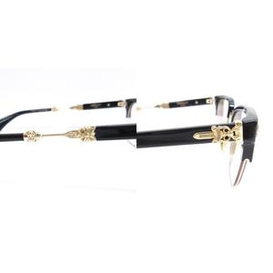 クロムハーツ サイズ:53□19-146  EVAGILIST サイドダガーテンプル眼鏡 中古 SJ02 クロムハーツ CHROME HEARTS EVAGILIST サイドダガー メガネフレーム