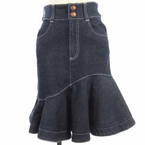 Chloe☆デニム製ひざ丈スカート