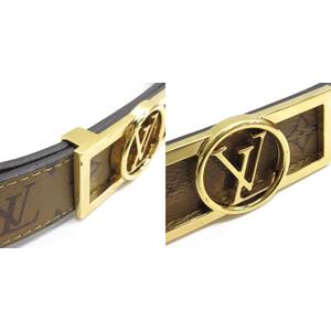 ルイヴィトン　サンチュール　ドーフィーヌ　リバーシブル　ベルト ルイヴィトン LOUIS VUITTON リバーシブルモノグラム サンチュール