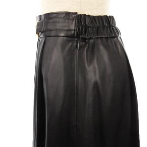 ダイアグラム Diagram ヴィーガンレザー スカート ロング プリーツ  