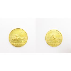 小松崎茂　戦艦ヤマトメダル 日本海軍 艦艇 戦艦 大和 純銀 メダル シルバー 小松崎茂 松本