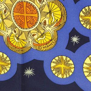 エルメス HERMES LE Roy SOLEIL 太陽王 カレ 90 スカーフ シルク