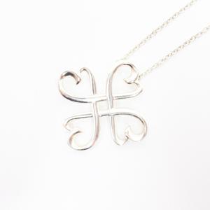 じ*ん様 Tiffany & Co. ハートクローバーネックレス　シルバー925 TIFFANY＆CO ティファニー ハートクローバー ネックレス SV