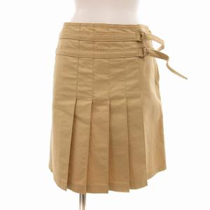 バーバリーブルーレーベル BURBERRY BLUE LABEL タックミニスカート