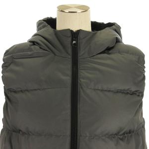 セオリーリュクス theory luxe ダウンベスト フーディ ジップアップ グレー 38 レディース