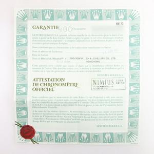 ROLEX 69173　箱・説明書・ギャランティ・冊子・余りコマ ROLEX 69173 箱・説明書・ギャランティ・冊子・余りコマ