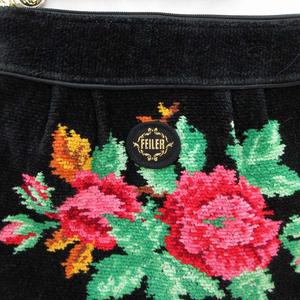 ☆新品未使用☆FEILER フェイラー　バード　フラワーブラック　ポーチ送料無料 楽天市場】FEILER(フェイラー) フラワー トートバッグ ポーチ付