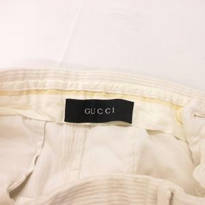 グッチ GUCCI コーデュロイパンツ スラックス 白 ホワイト /BS メンズ