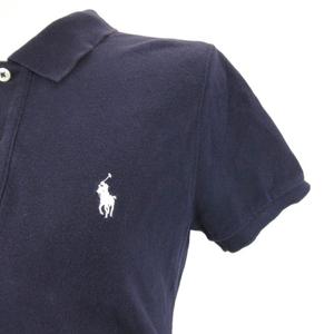ラルフローレン RALPH LAUREN ポロシャツ 半袖 パープル M 250926E レディース