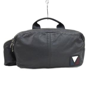 ルイヴィトン LOUIS VUITTON ファスト ガストンVライン ボディバッグ ウエストバッグ レザー M50445 グレー系 メンズ