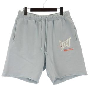 セントマイケル SAINTMICHAEL スウェット ショート パンツ ハーフ SM-HR8-0000-059 ライトブルー M ☆AA★ メンズ