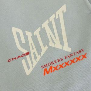 セントマイケル SAINTMICHAEL スウェット ショート パンツ ハーフ SM-HR8-0000-059 ライトブルー M ☆AA★ メンズ