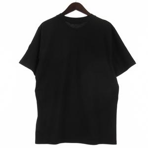 モンクレール MONCLER 25SS ゴーストプリント ロゴワッペン Tシャツ 半袖 ブラック XL メンズ