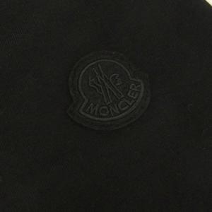 モンクレール MONCLER 25SS ゴーストプリント ロゴワッペン Tシャツ 半袖 ブラック XL メンズ