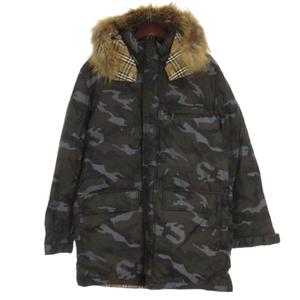 バーバリーブラックレーベル BURBERRY BLACK LABEL カモフラ ダウン