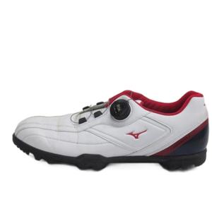 ミズノ MIZUNO LIGHT STYLE スパイク スニーカー ダイヤル式 51GM196014 ホワイト 25.5 メンズ