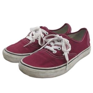 バンズ VANS スニーカー ボルドー 24cm レディース