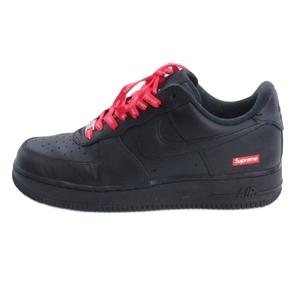 ナイキ NIKE ×シュプリーム Supremeエアフォース1 ロー AIR FORCE 1 LOW スニーカー 26cm ブラック CU9225-001 ☆AA★ メンズ
