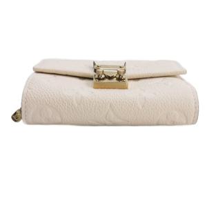 ルイヴィトン LOUIS VUITTON ポルトフォイユ メティスコンパクト 三つ折り財布 モノグラム アンプラント クレーム アイボリー M81071 ☆AA★ レディース