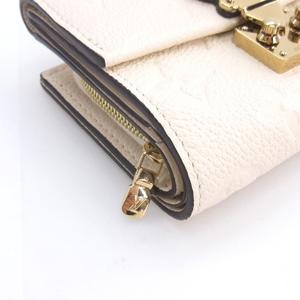 ルイヴィトン LOUIS VUITTON ポルトフォイユ メティスコンパクト 三つ折り財布 モノグラム アンプラント クレーム アイボリー M81071 ☆AA★ レディース