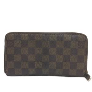ルイヴィトン LOUIS VUITTON ダミエ ジッピーウォレット 長財布 N60015 ブラウン メンズ レディース