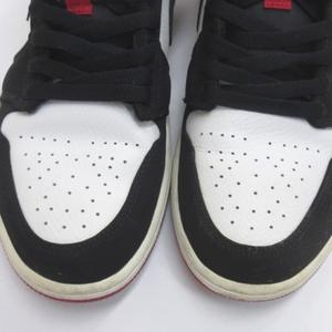 ナイキ NIKE AIR JORDAN 1 LOW Black Toe エアジョーダン1ロー スニーカー 553558-116 レッド 28cm メンズ