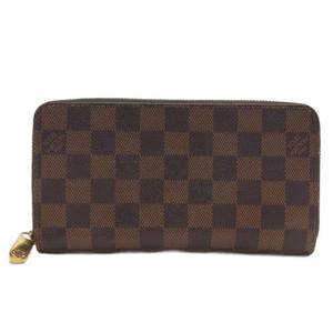 ルイヴィトン LOUIS VUITTON ダミエ ジッピーウォレット 長財布 N41661 ブラウン メンズ レディース
