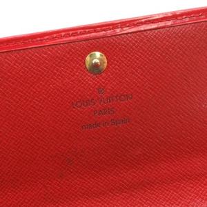 ルイヴィトン LOUIS VUITTON エピ ポルトトレゾーレインターナショナル 三つ折り 長財布 レザー レッド M63387 レディース