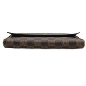 ルイヴィトン LOUIS VUITTON ダミエ ポルトトレゾーレインターナショナル 三つ折り 長財布 ブラウン N61215 メンズ レディース