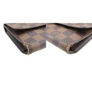 ルイヴィトン LOUIS VUITTON ダミエ ポルトトレゾーレインターナショナル 三つ折り 長財布 ブラウン N61215 メンズ レディース