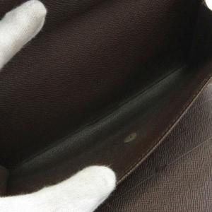 ルイヴィトン LOUIS VUITTON ダミエ ポルトトレゾーレインターナショナル 三つ折り 長財布 ブラウン N61215 メンズ レディース