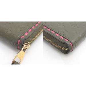 ルイヴィトン LOUIS VUITTON アンプラント ジッピーウォレット 長財布 M62451 カーキ レディース