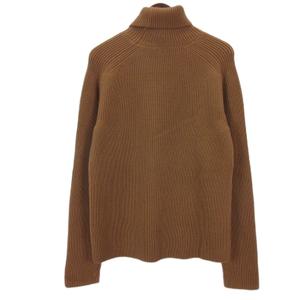 グッチ GUCCI リブニット タートルネック セーター ベージュ M メンズ