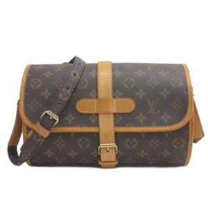 ルイヴィトン LOUIS VUITTON マヌル モノグラム ショルダーバッグ M51369 ブラウン レディース
